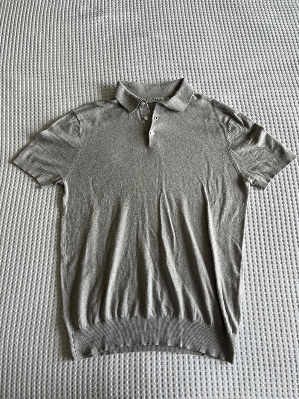 Collars & Co. Linen and Cotton Sweater Polo